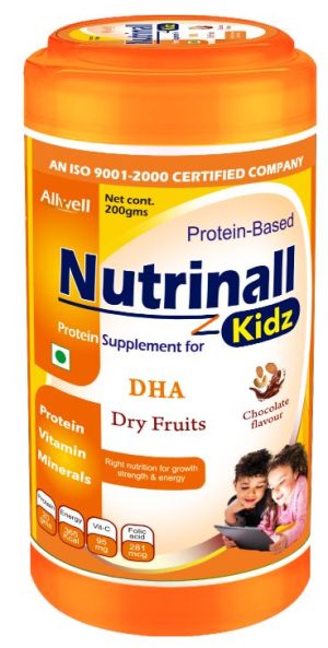 Nutrinall Kidz 200gms – Nutritional Supplement for kids Growth Strength & Energy