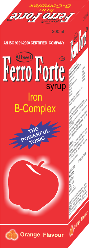 FERRO FORT 200ml – Syrup Iron b complex